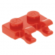 LEGO lapos elem 1x2 2 db fogóval, piros (60470b)